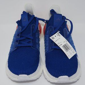 New Adidas UltraBoost 19 Blue/White/Red Size 9.5